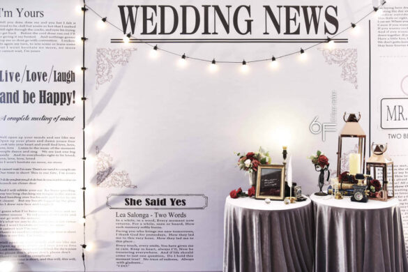 Wedding News(L) | $5600婚禮背板租借套餐 | 6樓手創 6Floor Maker