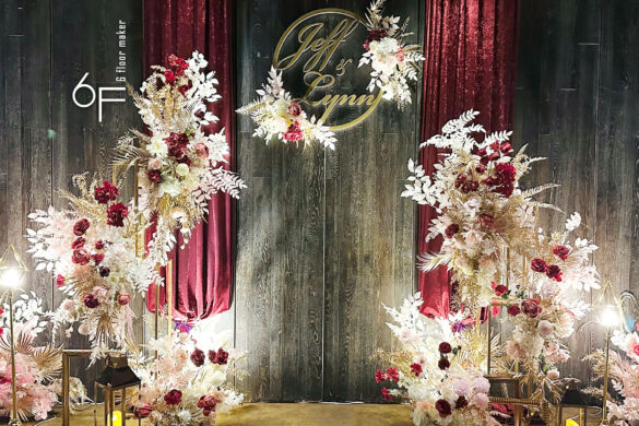 6Fwedding-君品-白粉紅柱