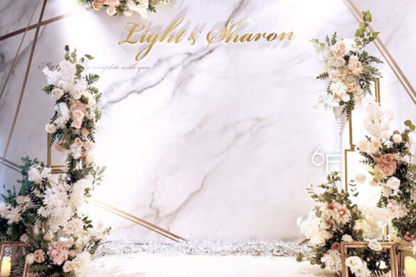 6Fwedding-大理石橘白粉柱