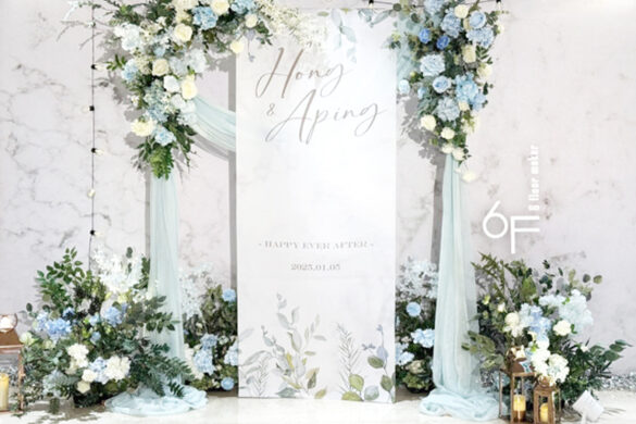 6Fwedding-紗燈藍白拱